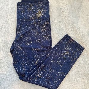 Zyia Navy & Gold Light n tight